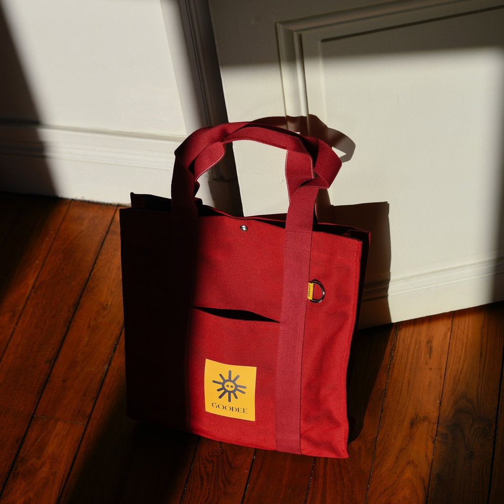 Goodee-Goodee-rPET Bassi Market Tote - Color - Red