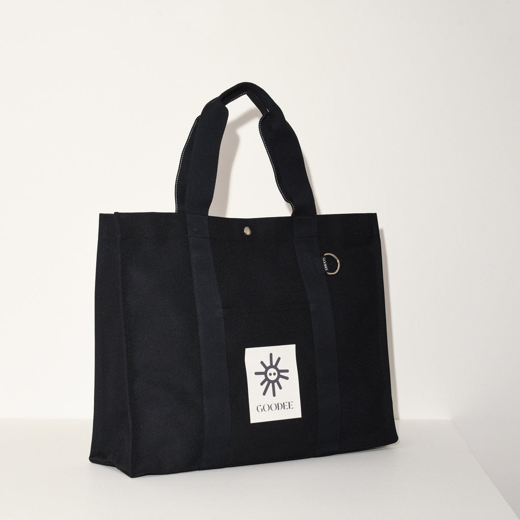 Goodee-Goodee-rPET Bassi Market Tote - Color - Black