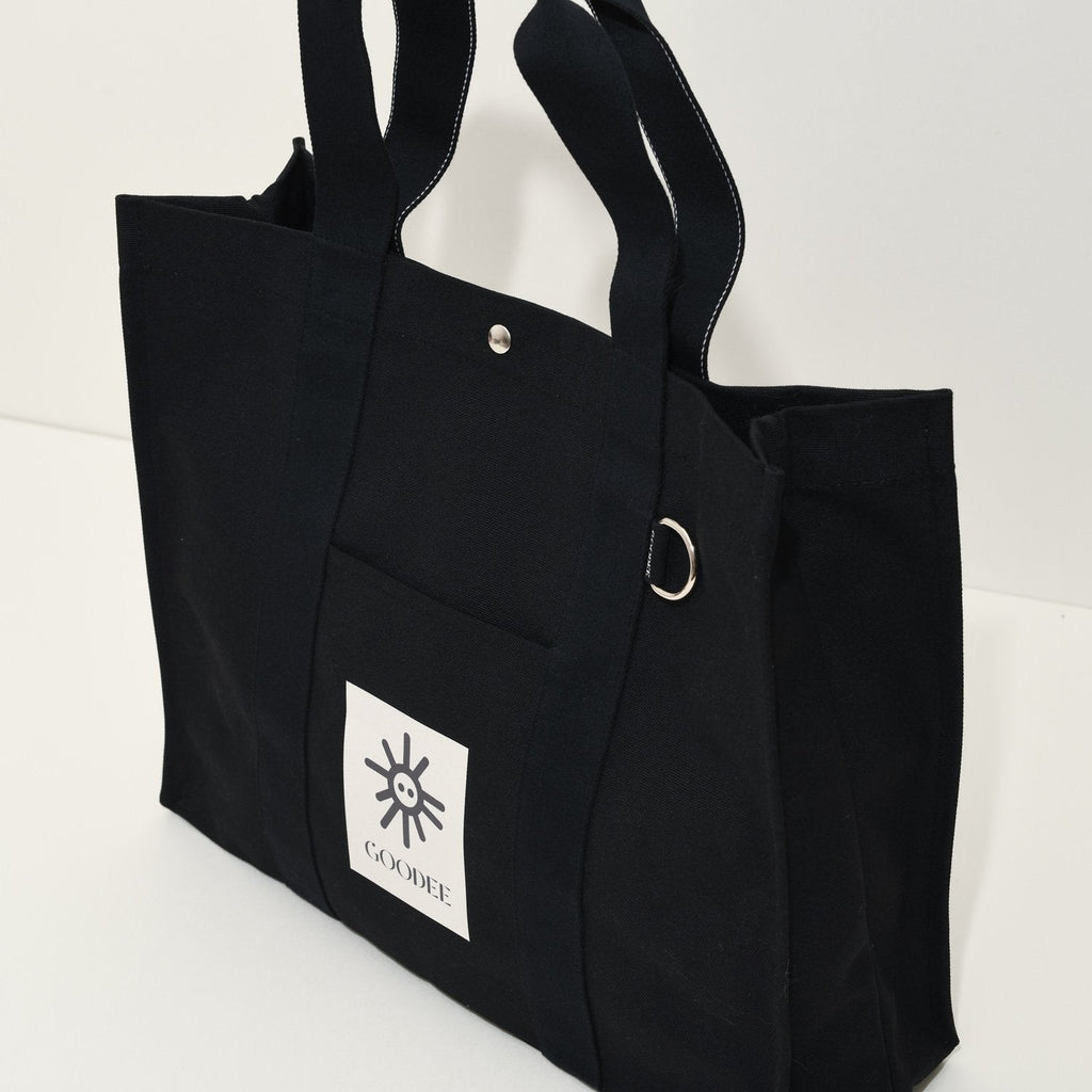 Goodee-Goodee-rPET Bassi Market Tote - Color - Black