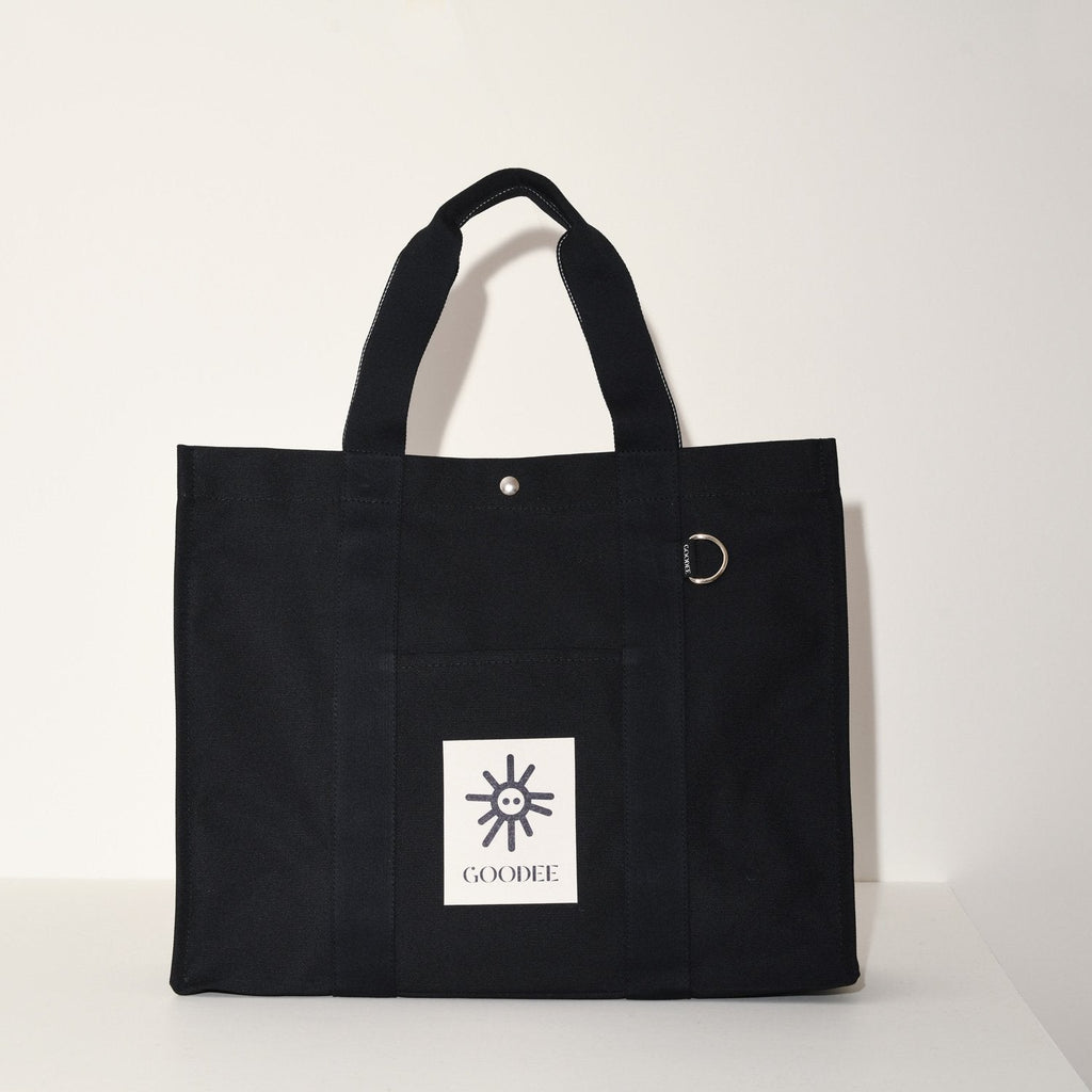 Goodee-Goodee-rPET Bassi Market Tote - Color - Black