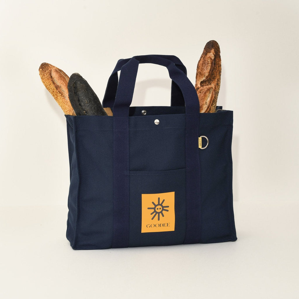 Goodee-Goodee-rPET Bassi Market Tote - Color - Navy