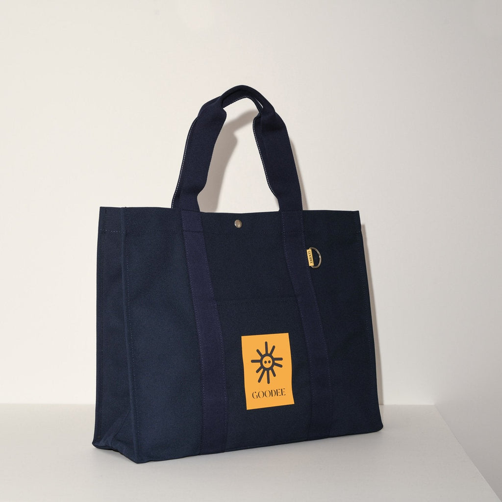 Goodee-Goodee-rPET Bassi Market Tote - Color - Navy