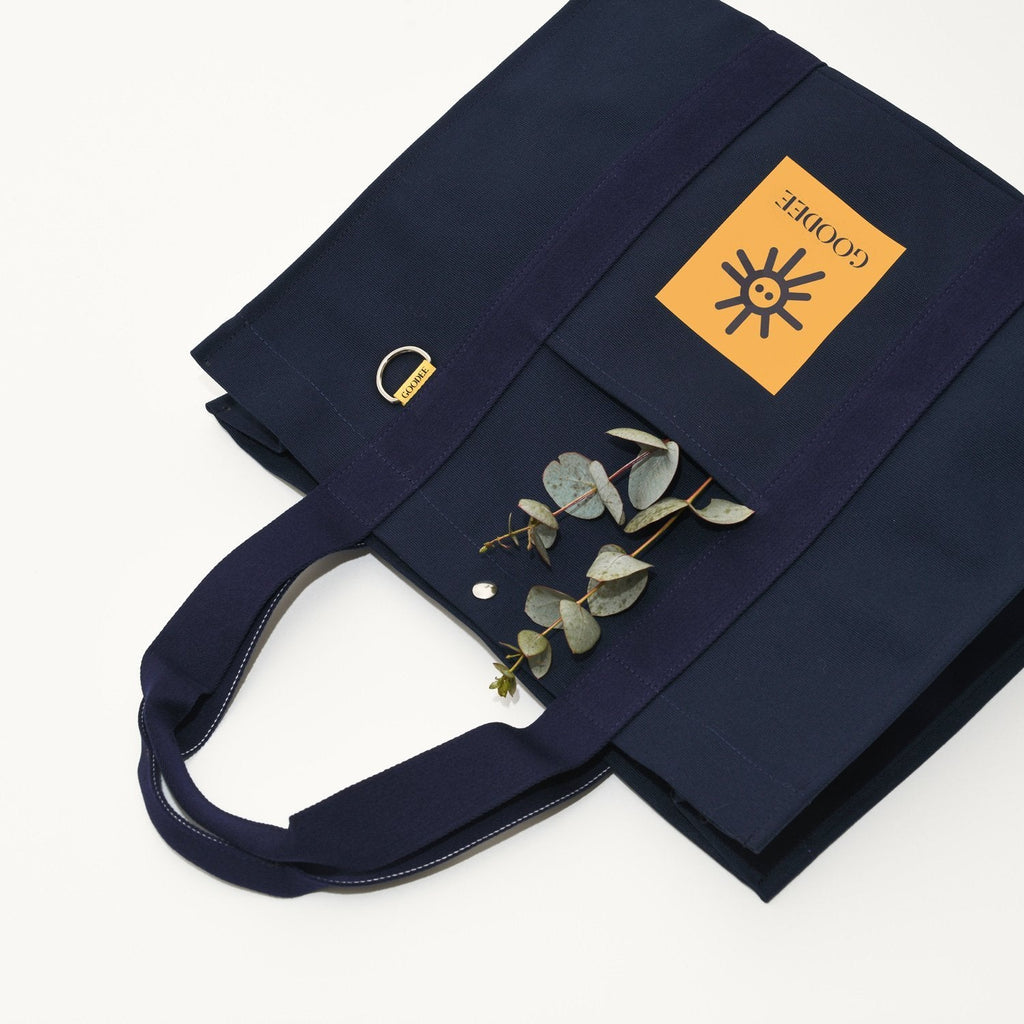 Goodee-Goodee-rPET Bassi Market Tote - Color - Navy