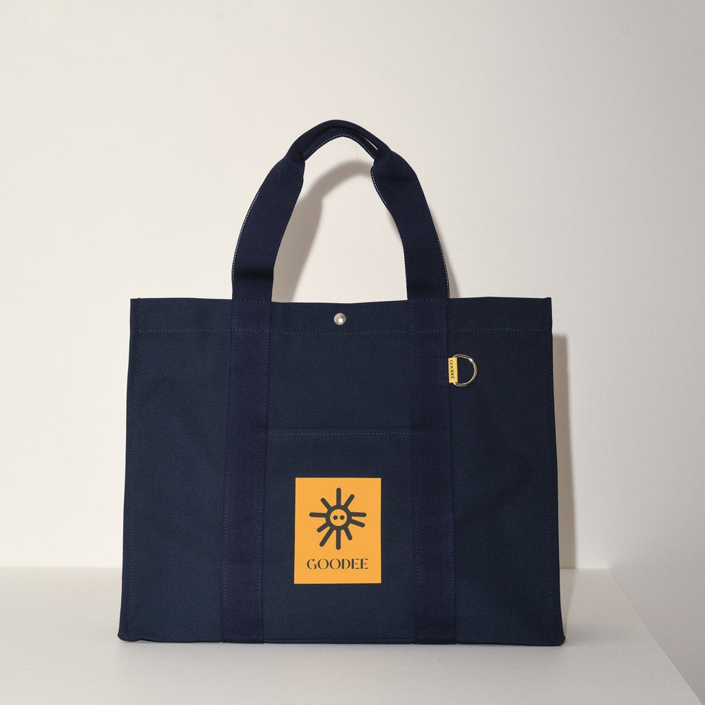 Goodee-Goodee-rPET Bassi Market Tote - Color - Navy