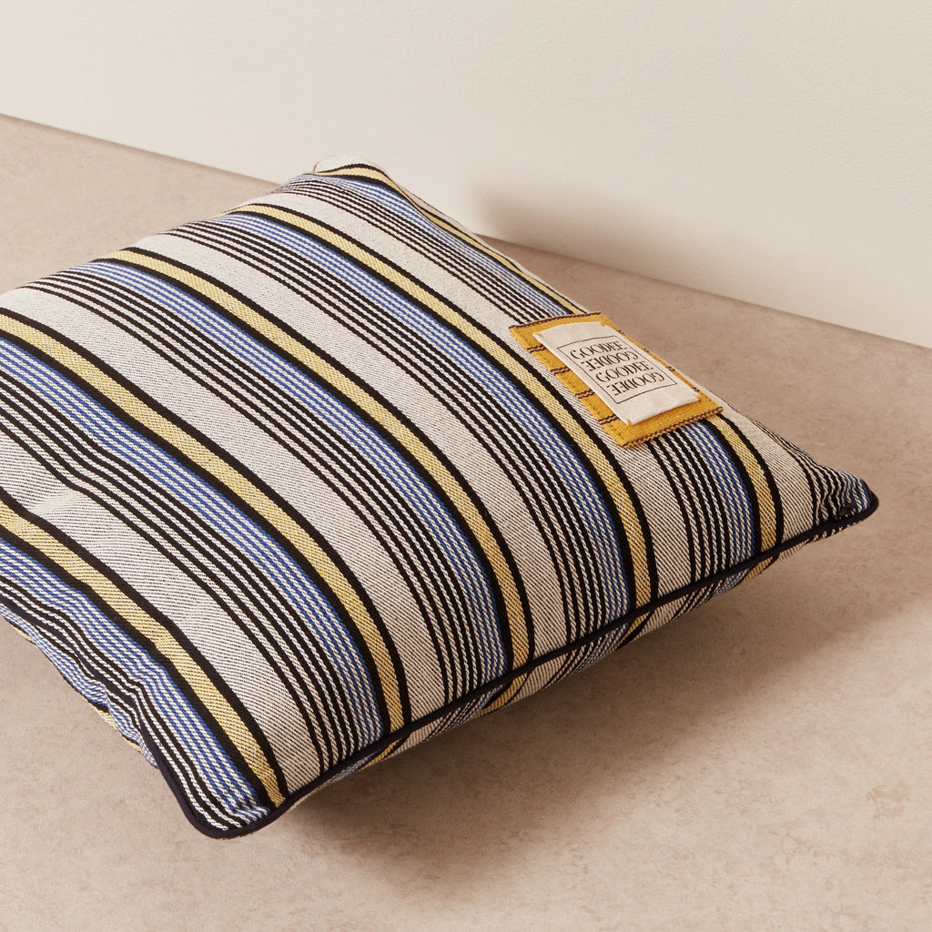 Goodee-Goodee-EFI Pillow - Color - Grey Stripe Solid