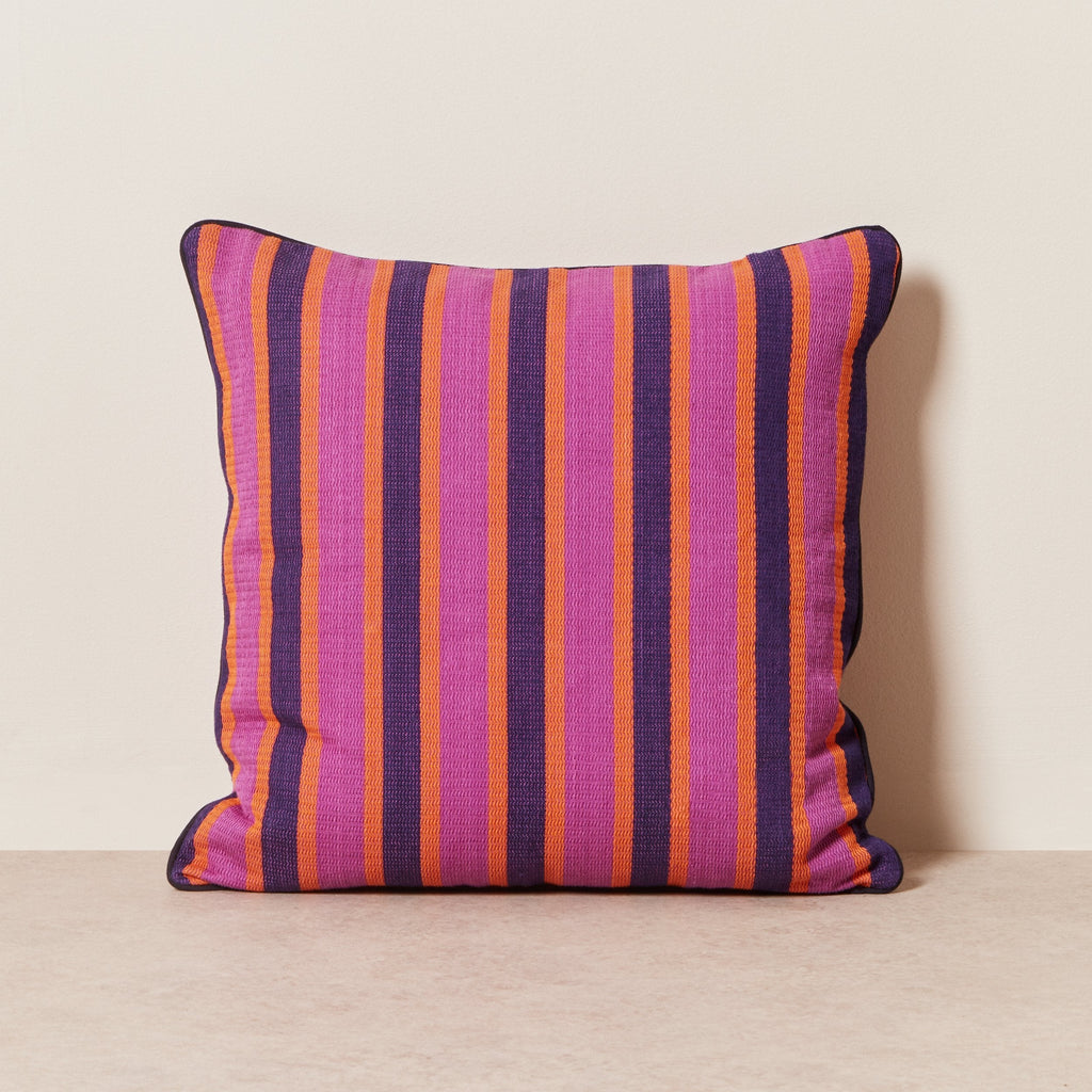 Goodee-Goodee-EFI Oreiller - Couleur - Magenta Stripe Solid