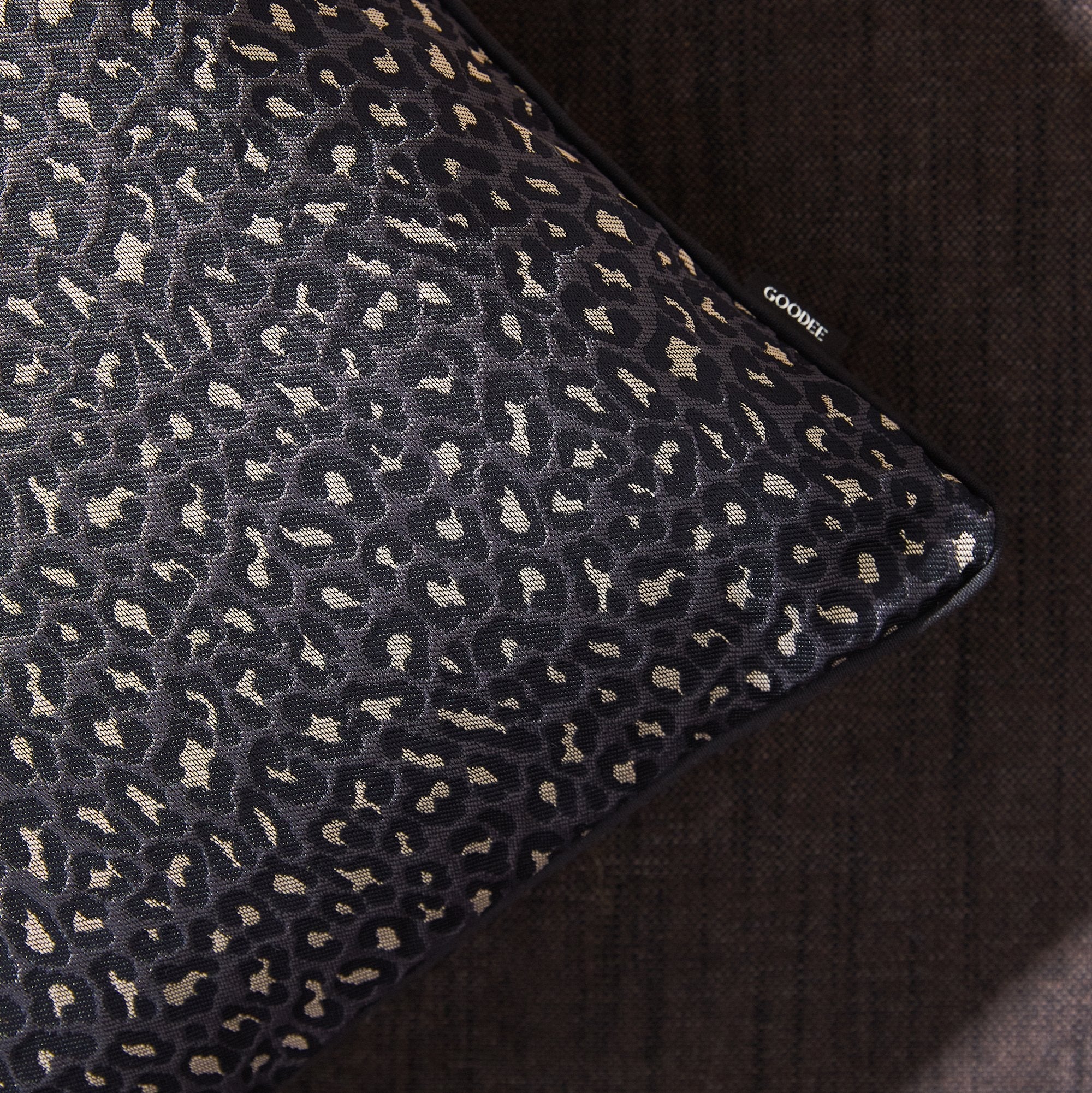 Goodee-Goodee-rPET Pillow - Color - African Leopard Rock Jacquard