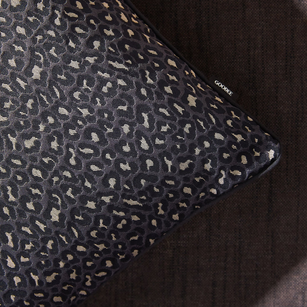 Goodee-Goodee-rPET Pillow - Color - African Leopard Rock Jacquard