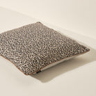 Goodee-Goodee-rPET Pillow Cover - Color - Himalayan Leopard Snow Jacquard