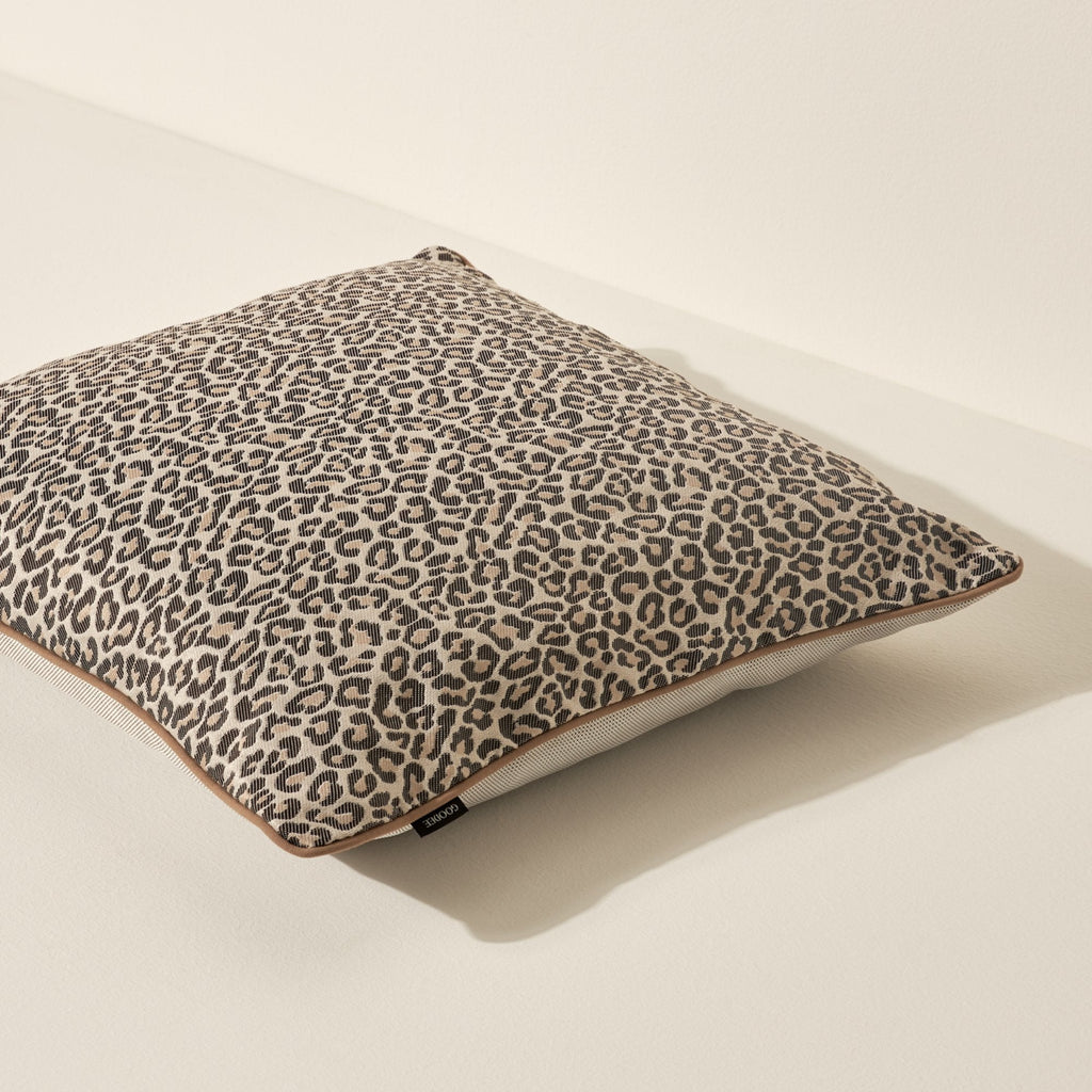 Goodee-Goodee-rPET Pillow - Color - Himalayan Leopard Snow Jacquard