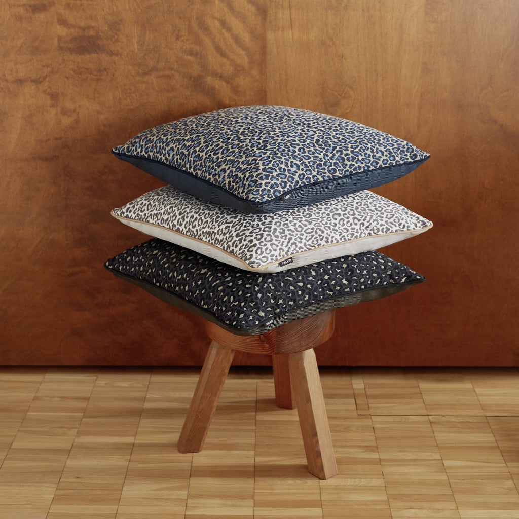 Goodee-Goodee-rPET Pillow Cover - Color - Himalayan Leopard Snow Jacquard