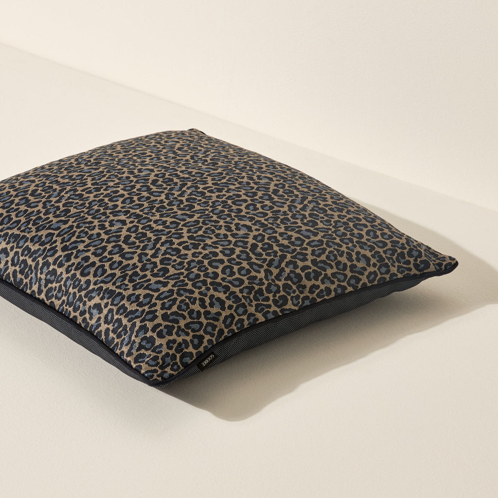 Goodee-Goodee-rPET Pillow - Color - Indian Leopard Sand Jacquard