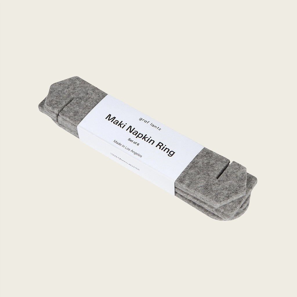 Goodee-Graf Lantz-Maki Rond de serviette - Couleur - Granit