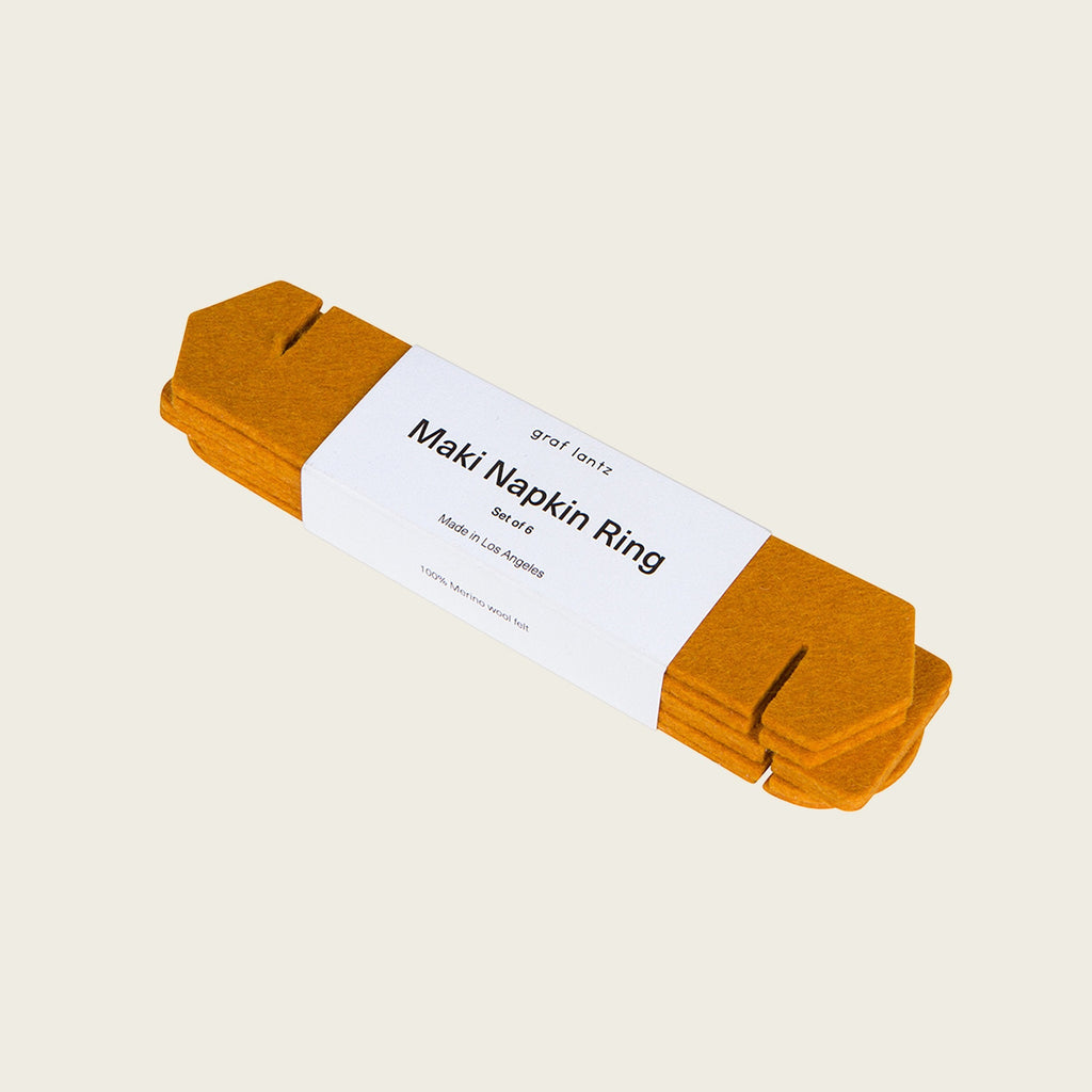 Goodee-Graf Lantz-Maki Napkin Ring - Color - Turmeric