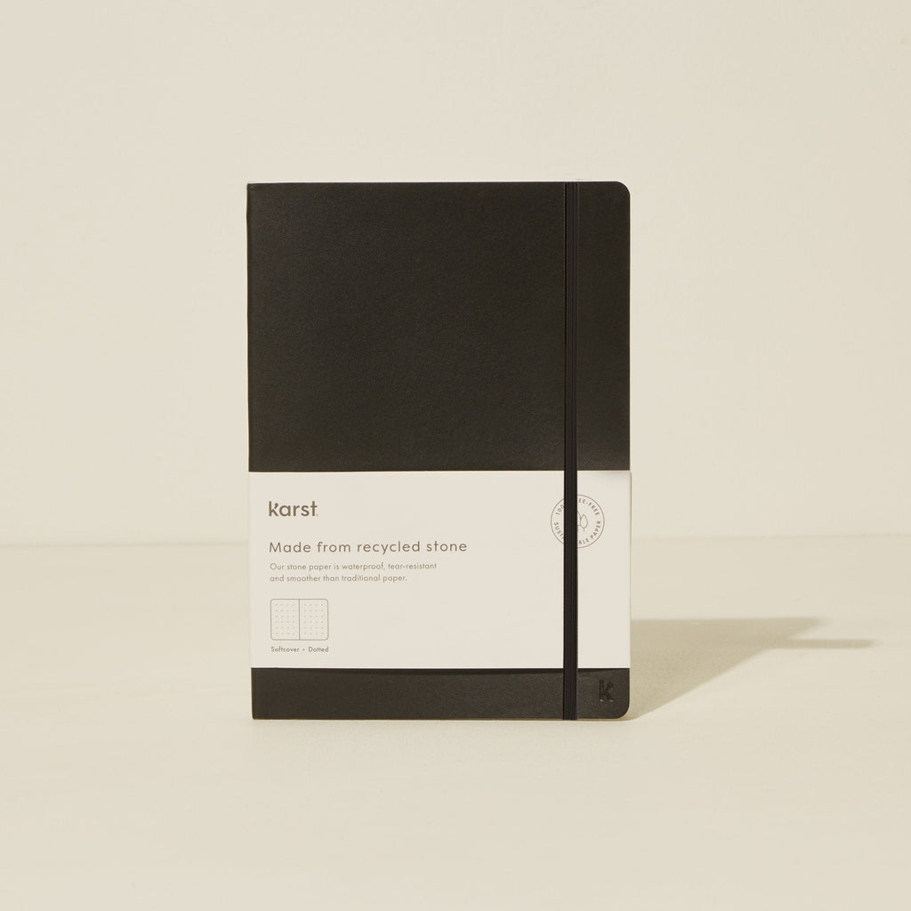 Goodee-Karst-A5 Carnet de notes à couverture souple - Couleur - Noir