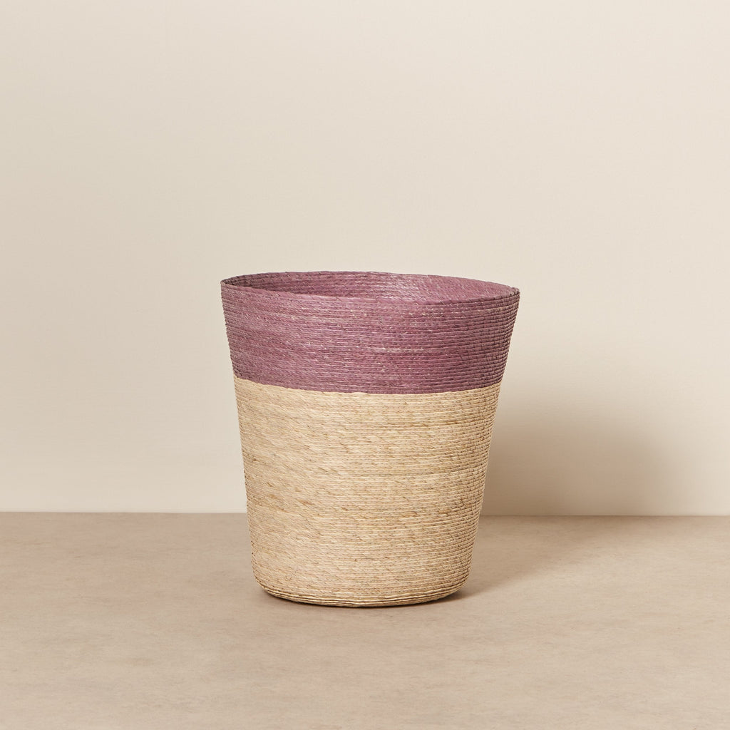 Goodee-Makaua-Conical Basket - Color - Bugambilia