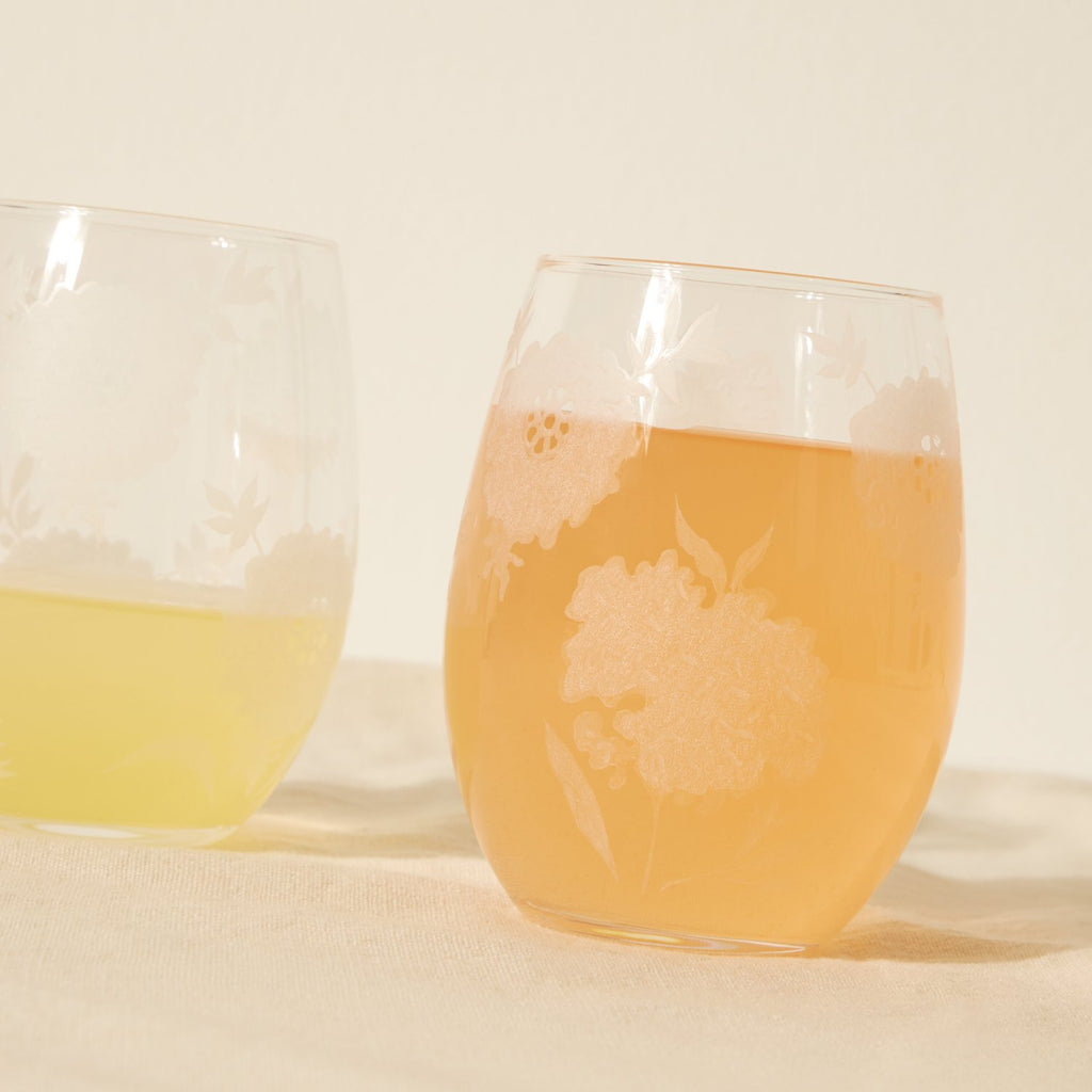 Goodee-Siafu Home-Rose tumble glass, set of 2