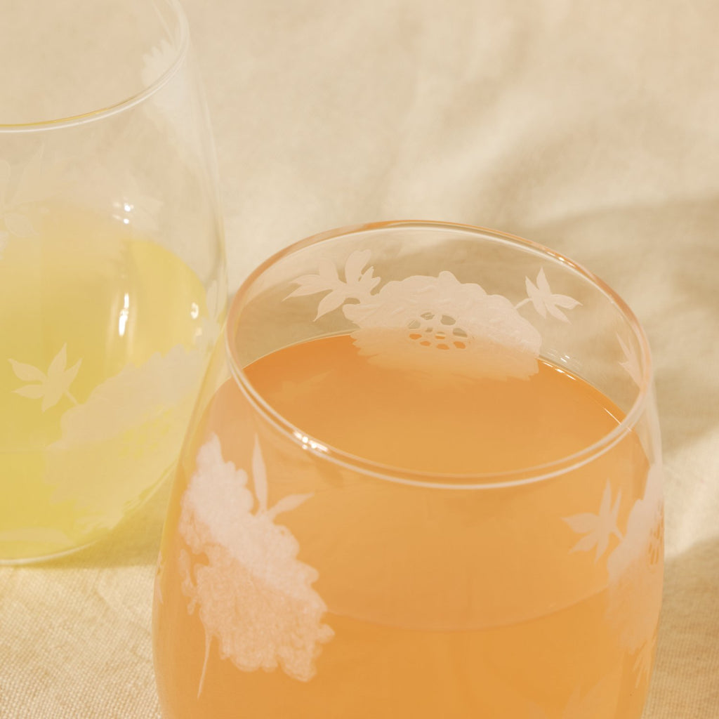 Goodee-Siafu Home-Rose tumble glass, set of 2