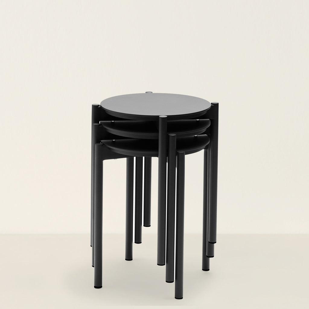 Goodee-Skagerak Tabouret de pique-nique empilable - Couleur - Noir anthracite