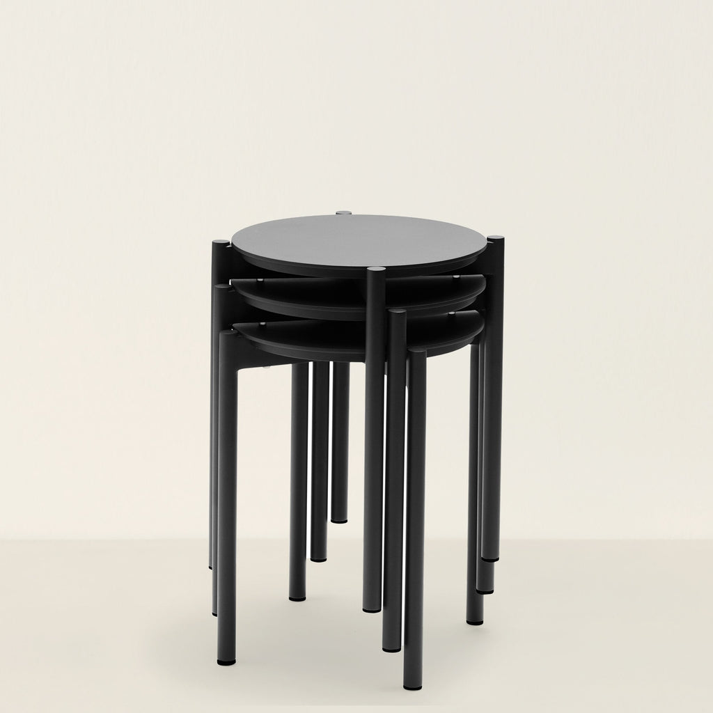 Goodee-Skagerak Stackable Picnic Stool - Color - Anthracite Black