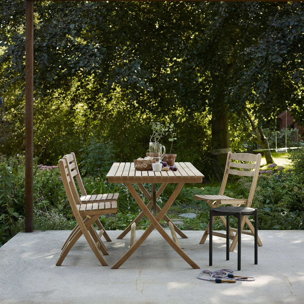 Goodee-Skagerak Stackable Picnic Stool - Color - Anthracite Black