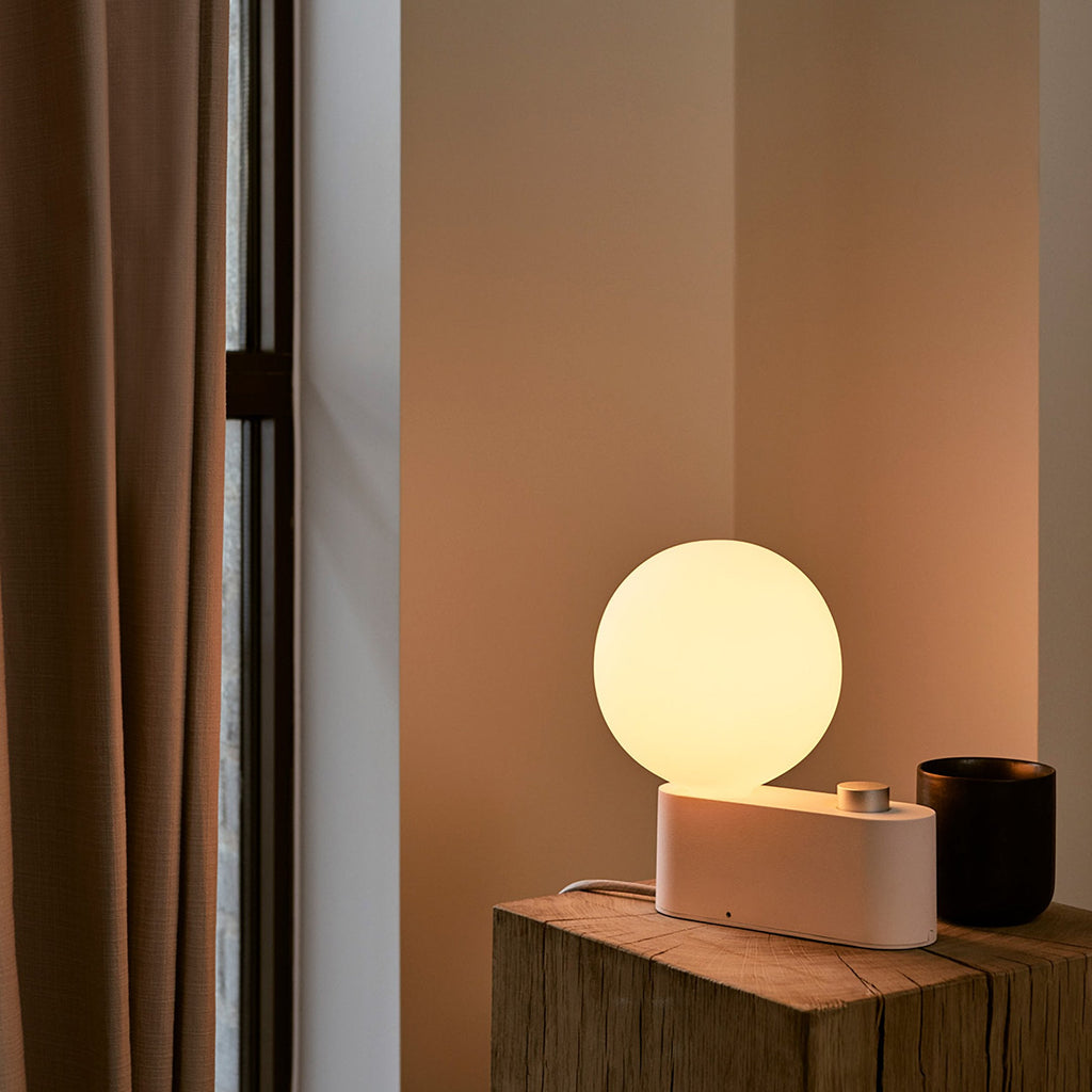 Goodee-Tala Alumina Table Lamp with Sphere IV - Color - Blossom