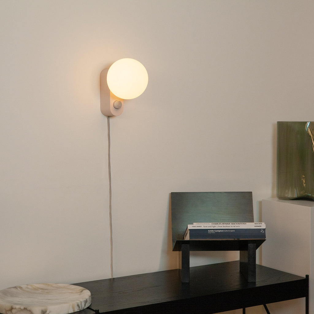 Goodee-Tala Lampe de table Alumina avec Sphère IV - Couleur - Fleuri