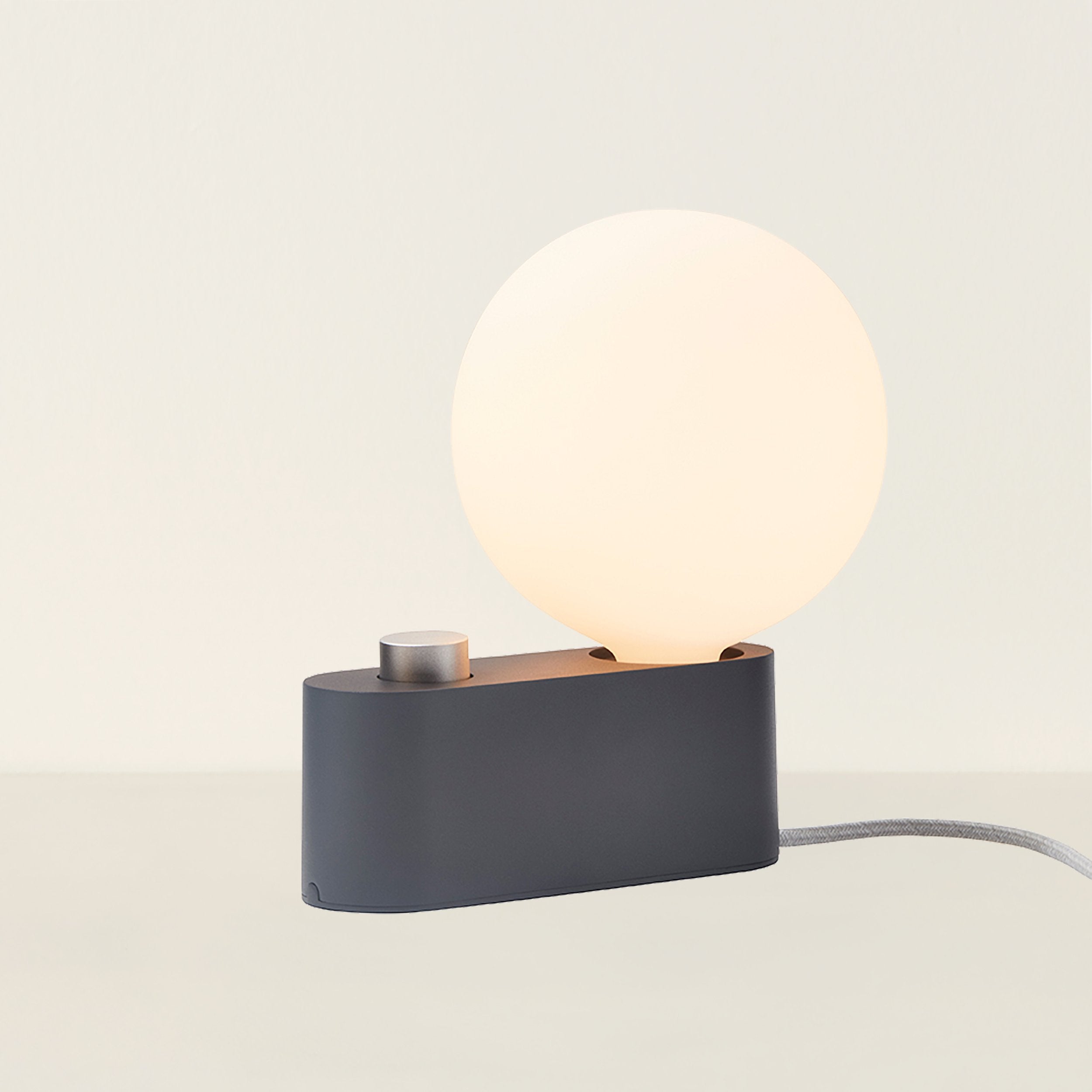 Goodee-Tala Alumina Table Lamp with Sphere IV - Color - Charcoal