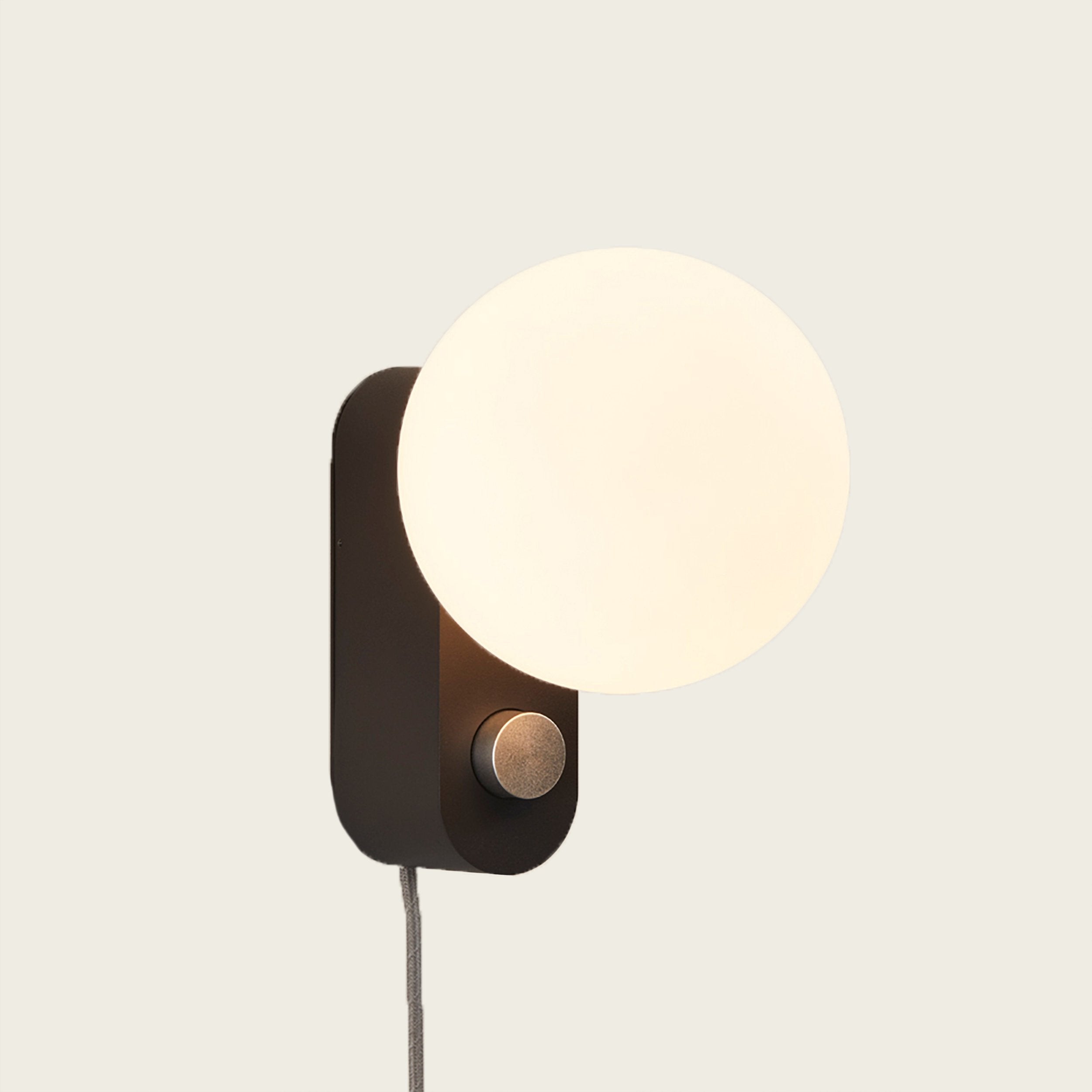 Goodee-Tala Alumina Table Lamp with Sphere IV - Color - Charcoal