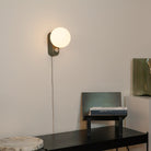Goodee-Tala Alumina Table Lamp with Sphere IV - Color - Sage