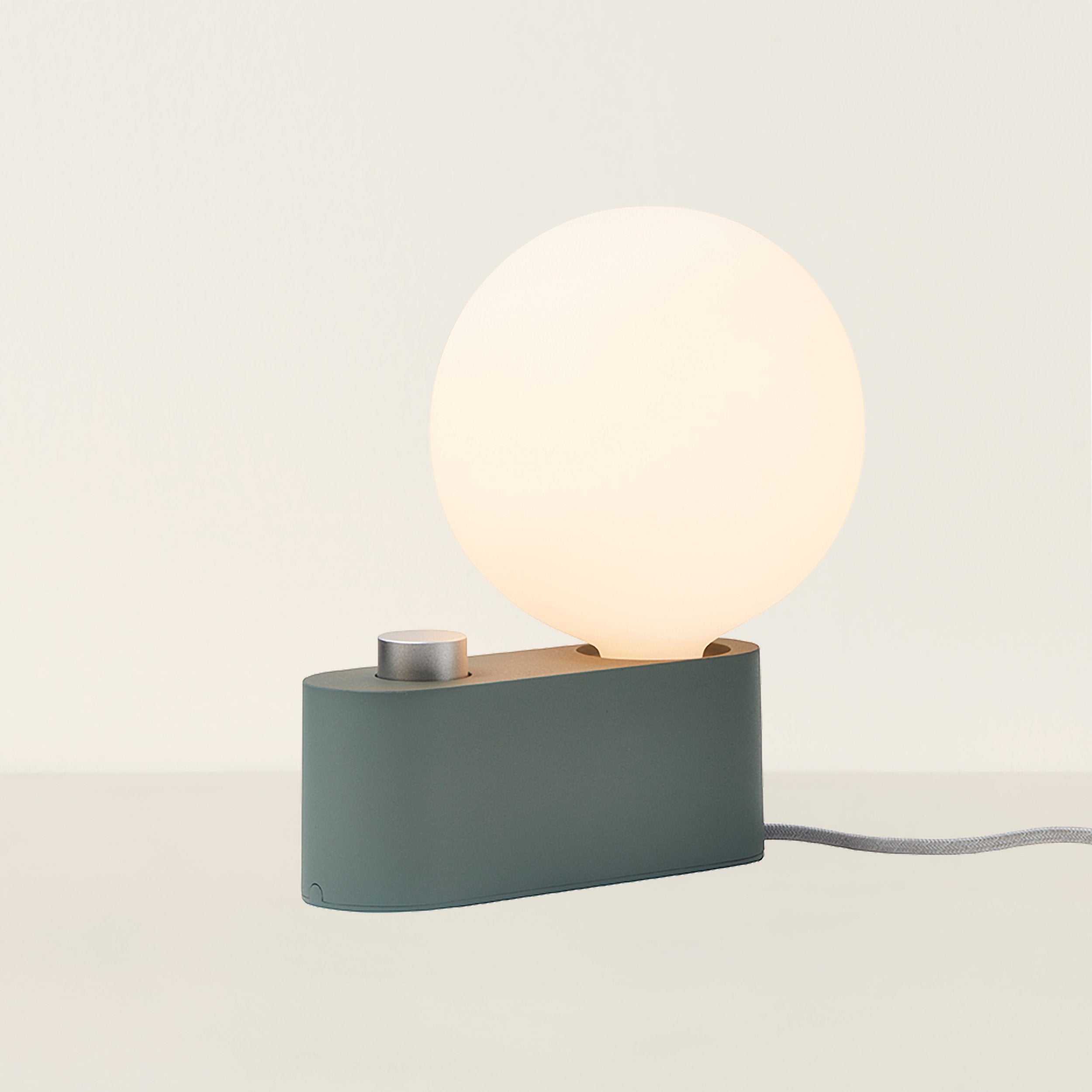 Goodee-Tala Alumina Table Lamp with Sphere IV - Color - Sage