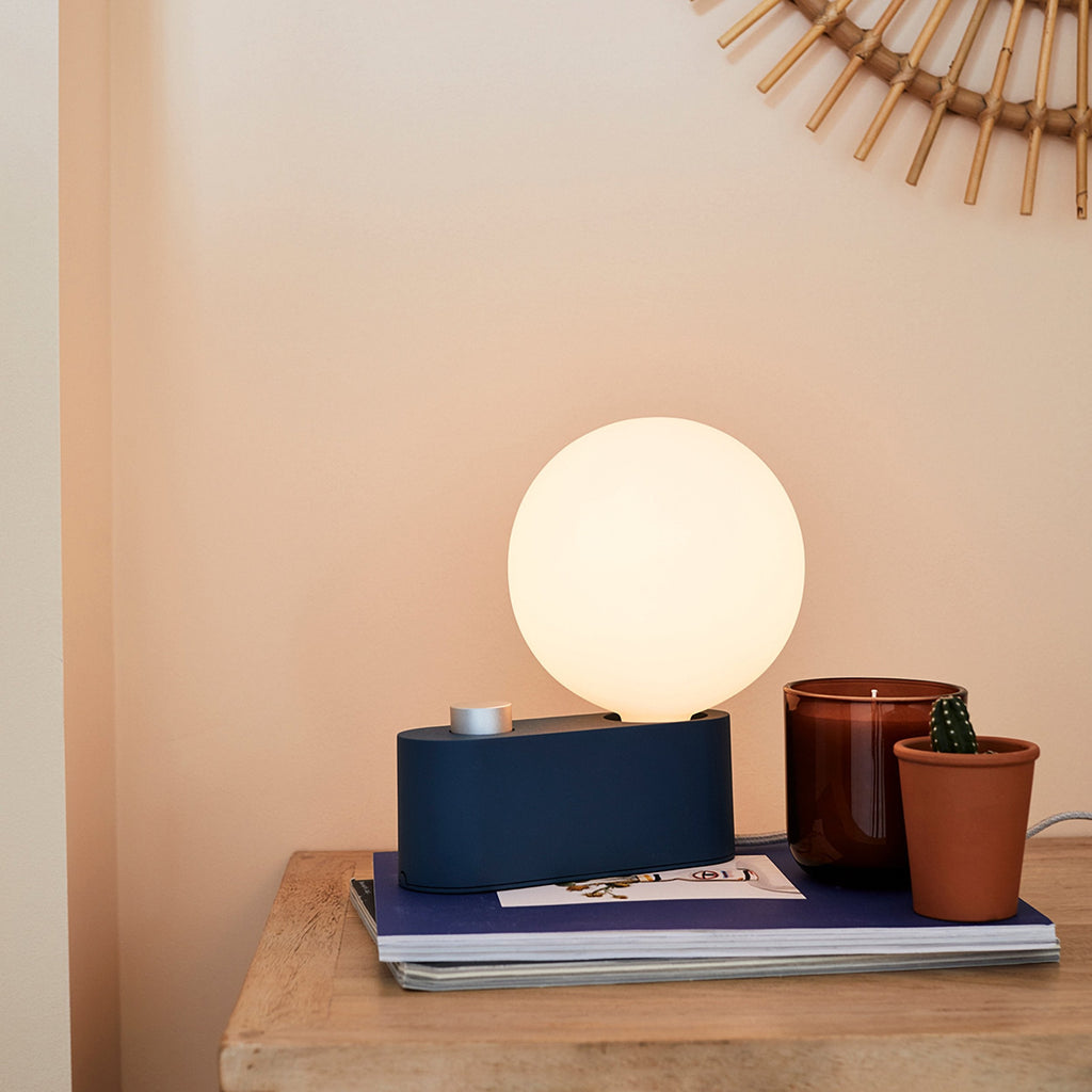 Goodee-Tala Alumina Table Lamp with Sphere IV - Color - Sapphire