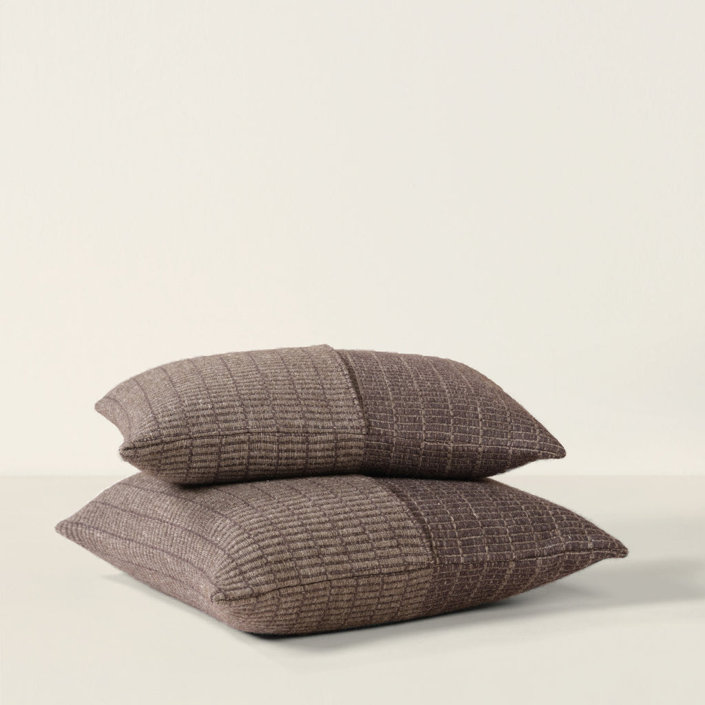 Goodee-Teixidors Tile Lumbar Cushion Cover - Color - Slate