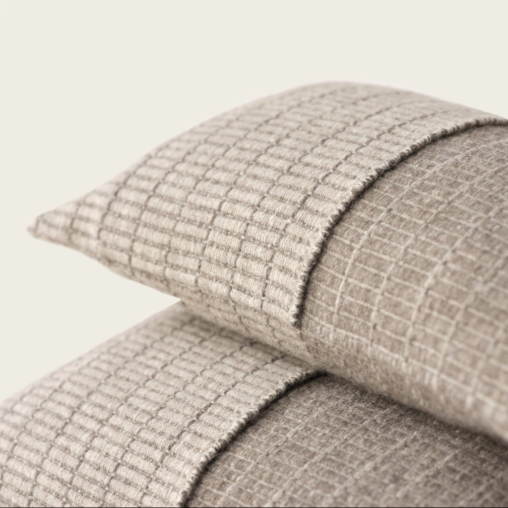 Goodee-Teixidors Tile Lumbar Cushion Cover - Color - Stone