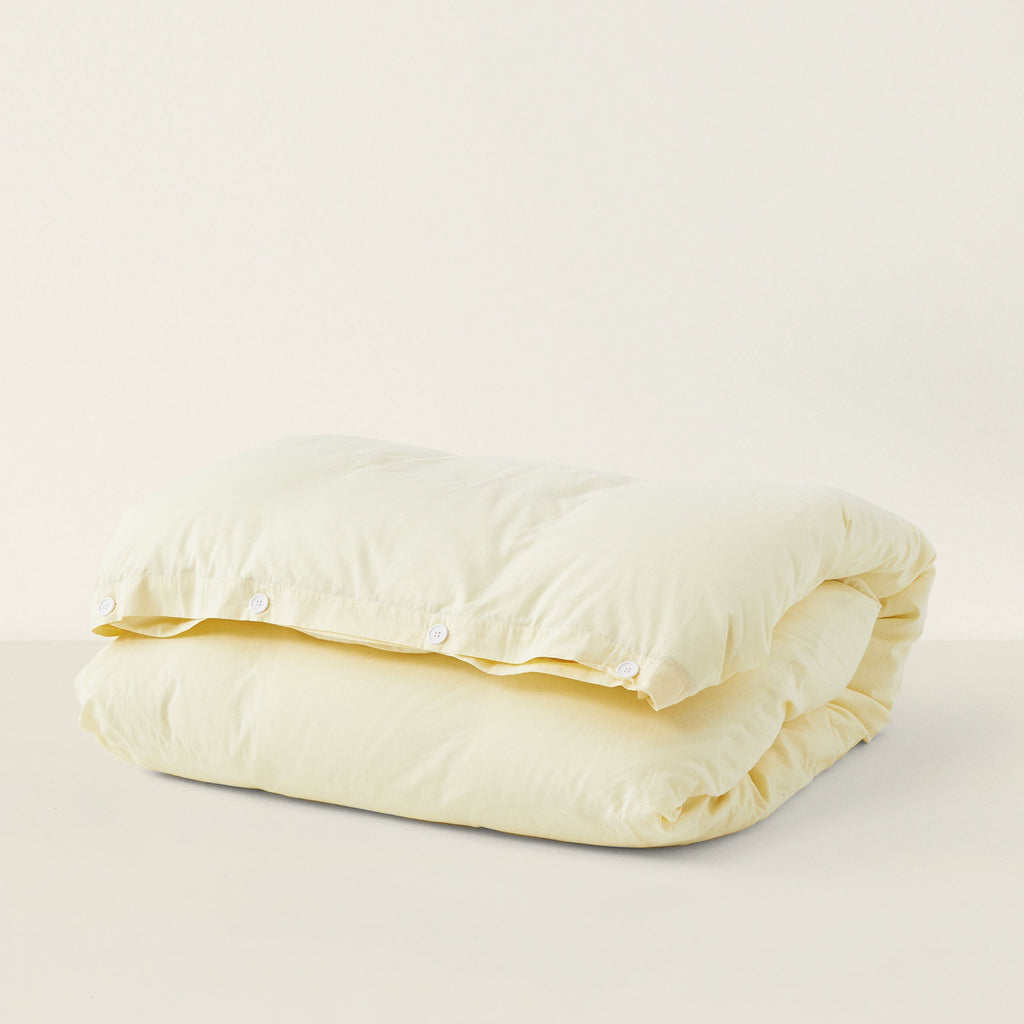 Goodee-Tekla-Duvet Cover - Color - Sunbleached Yellow