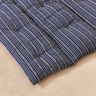 Goodee-Tensira-Kapok Mattress Bedroll - Color - Off-White & Navy Blue