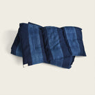 Goodee-Tensira-Kapok Mattress Topper Rectangular - Color - Indigo Tie-Dye