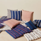 Goodee-Tensira-Kapok Mattress Topper Rectangular - Color - Navy Blue & Off-White