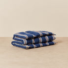 Goodee-Tensira-Kapok Mattress Topper Rectangular - Color - Red Aqua & Navy Blue