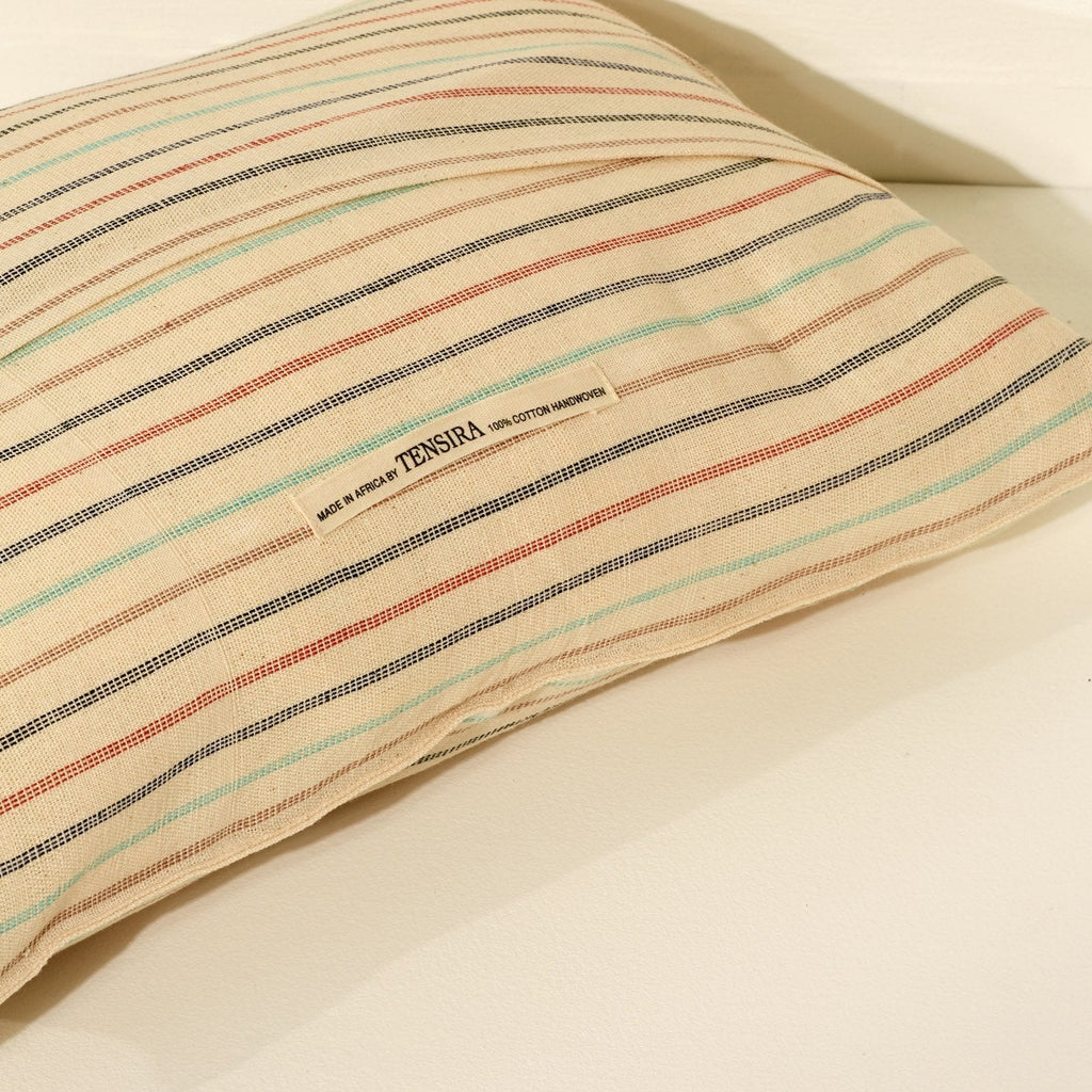 Goodee-Tensira-Lumbar Cushion - Color - Multicolor Stripe