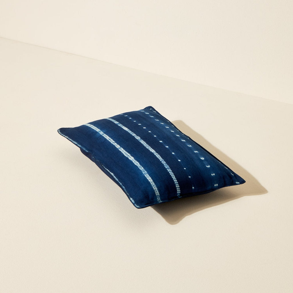 Goodee-Tensira-Mini Cushion - Color - Dark Indigo Tie-Dye