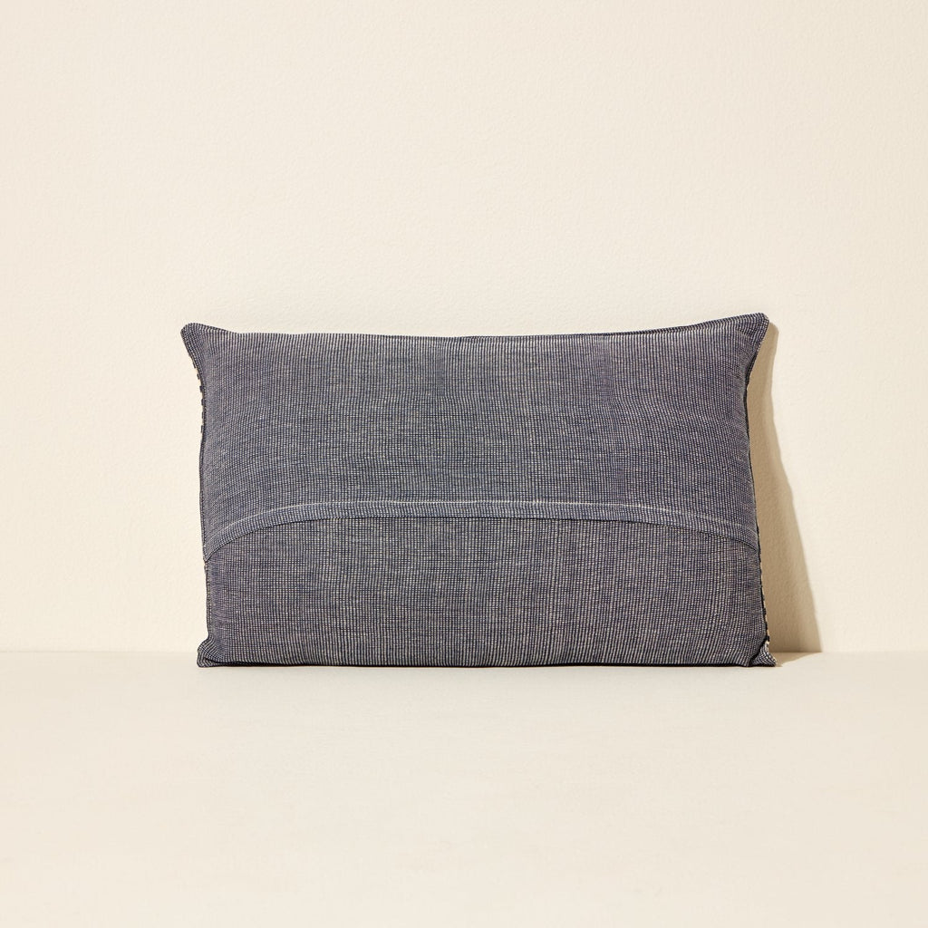 Goodee-Tensira-Mini Cushion - Color - Navy Blue & Off-White