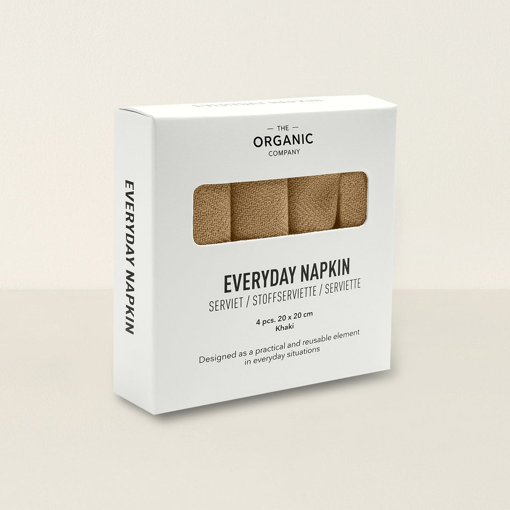 Goodee-The Organic Company-Everyday Napkin, set of 4 - Color - Khaki