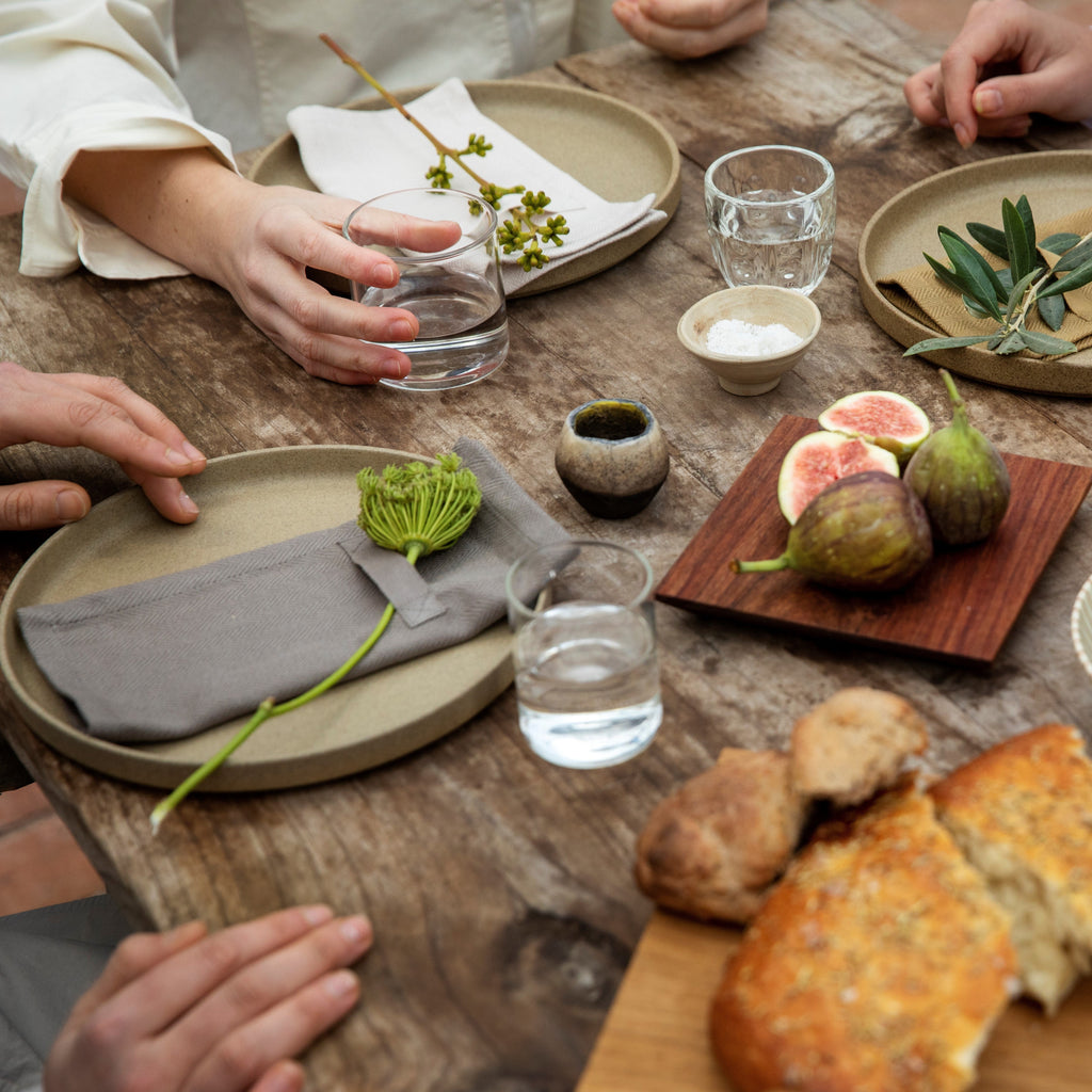 Goodee-The Organic Company-Everyday Napkin, set of 4 - Color - Stone