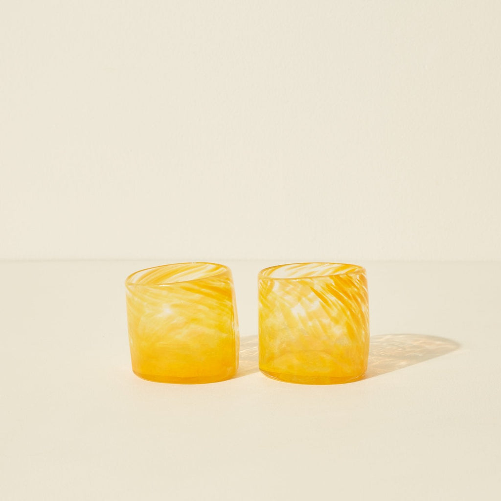 Goodee-Xaquixe-Small Tumbler, set of 2 - Color - Safron