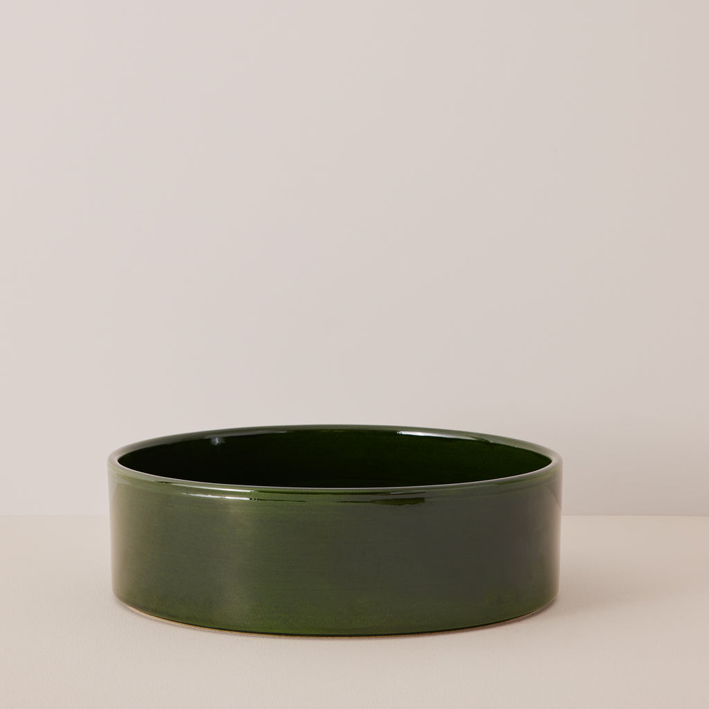 Goodee-Berg's Potter-Hoff Saucer 30 - Color - Emerald Glazed