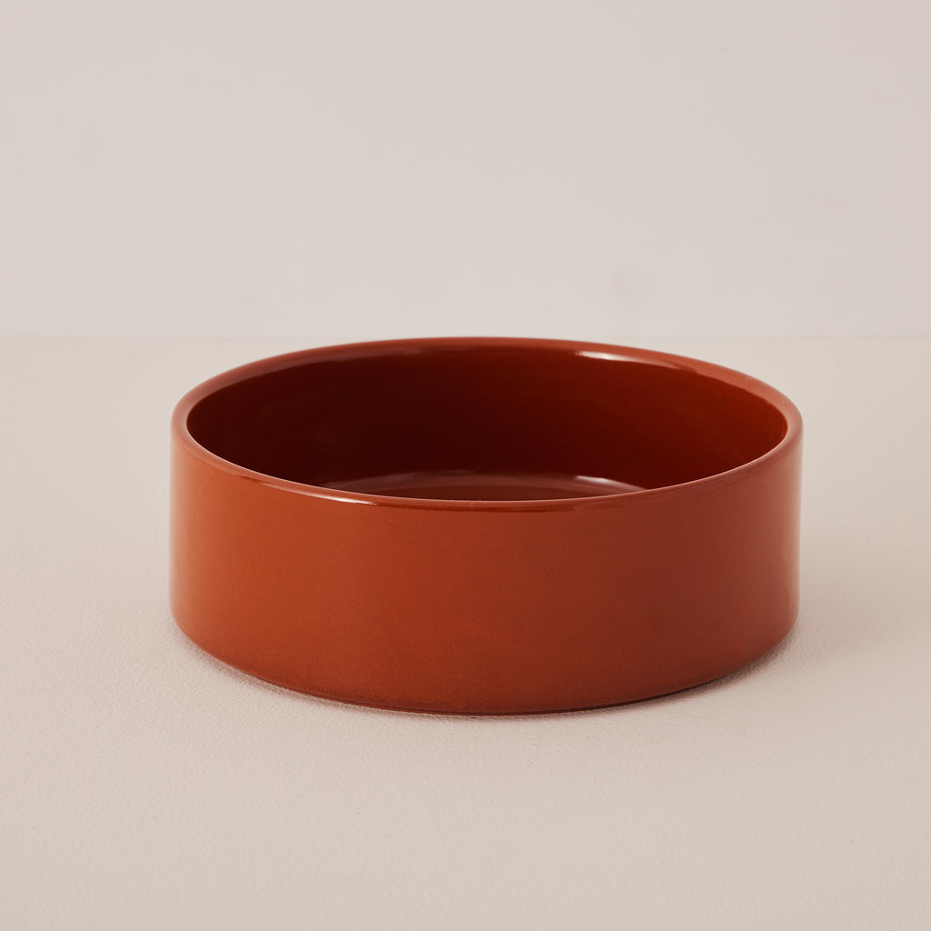 Goodee-Bergs Potter-Hoff Saucer 18 - Color - Rust Glazed