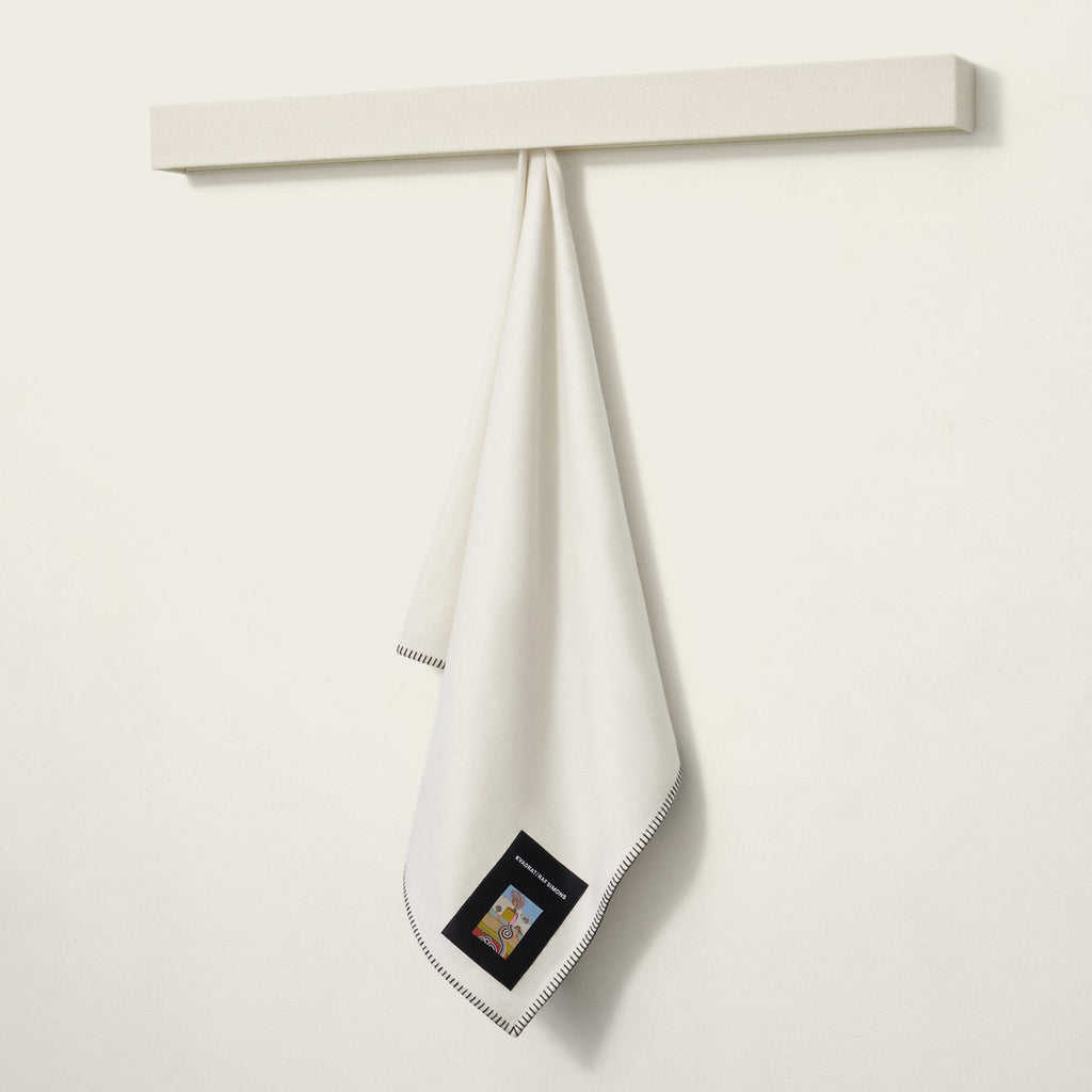 Goodee-Kvadrat/Raf Simons-Lambswool Throw - Color - Off-White