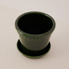 Goodee-Bergs Potter-Copenhagen Ø18 Planter & Saucer - Color - Emerald Glazed