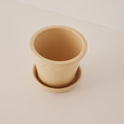 Goodee-Bergs Potter-Copenhagen Ø14 Planter & Saucer - Color - Sandstone Glazed